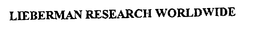 LIEBERMAN RESEARCH WORLDWIDE trademark