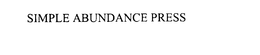 SIMPLE ABUNDANCE PRESS trademark