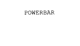 POWERBAR trademark