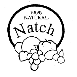 NATCH 100% NATURAL trademark