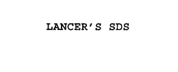 LANCER'S SDS trademark
