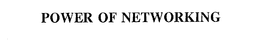 POWER OF NETWORKING trademark