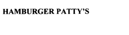 HAMBURGER PATTY'S trademark