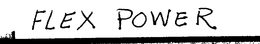 FLEX POWER trademark