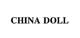 CHINA DOLL trademark