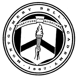 MONTGOMERY BELL ACADEMY 1867 FORTITUDO PER SCIENTIAM trademark