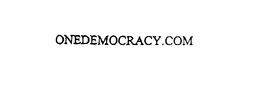 ONEDEMOCRACY.COM trademark
