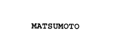 MATSUMOTO trademark