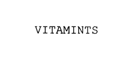 VITAMINTS trademark