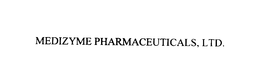 MEDIZYME PHARMACEUTICALS, LTD. trademark