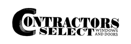CONTRACTORS SELECT WINDOWS AND DOORS trademark