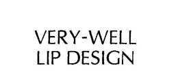 VERY-WELL LIP DESIGN trademark