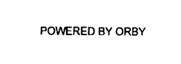 POWERED BY ORBY trademark