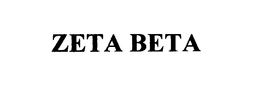 ZETA BETA trademark