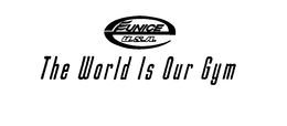 E EUNICE U.S.A. THE WORLD IS OUR GYM trademark
