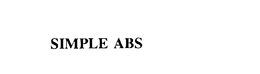 SIMPLE ABS trademark