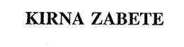 KIRNA ZABETE trademark