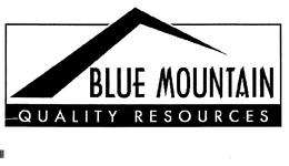 BLUE MOUNTAIN QUALITY RESOURCES trademark