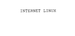 INTERNET LINUX trademark
