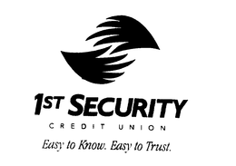 1ST SECURITY CREDIT UNION EASY TO KNOW EASY TO TRUST trademark