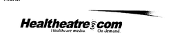 HEALTHEATRE.COM HEALTHCARE MEDIA. ON DEMAND trademark