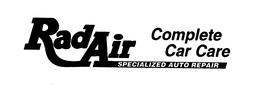 RADAIR COMPLETE CAR CARE SPECIALIZED AUTO REPAIR trademark