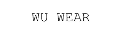 WU WEAR trademark