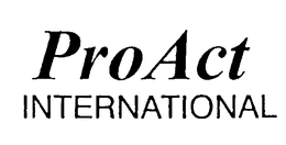 PROACT INTERNATIONAL trademark