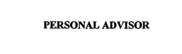 PERSONAL ADVISOR trademark