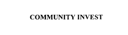 COMMUNITY INVEST trademark