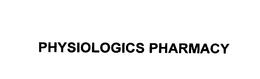 PHYSIOLOGICS PHARMACY trademark