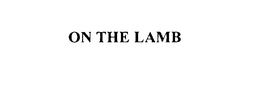 ON THE LAMB trademark