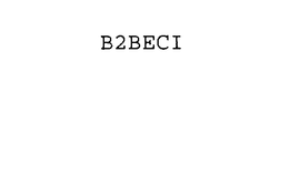 B2BECI trademark