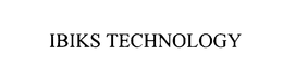 IBIKS TECHNOLOGY trademark