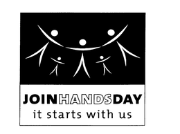 JOIN HANDS DAY IT STARTS WITH US trademark