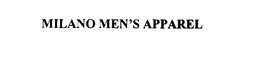 MILANO MEN'S APPAREL trademark