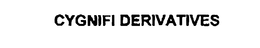 CYGNIFI DERIVATIVES trademark