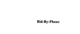 BID-BY-PHONE trademark