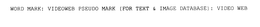 VIDEOWEB trademark