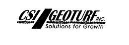 CSI GEOTURF INC. SOLUTIONS FOR GROWTH trademark