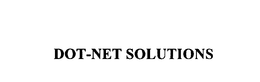 DOT-NET SOLUTIONS trademark