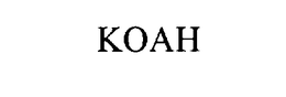 KOAH trademark