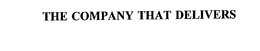 THE COMPANY THAT DELIVERS trademark
