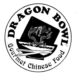 DRAGON BOWL GOURMET CHINESE FOOD trademark