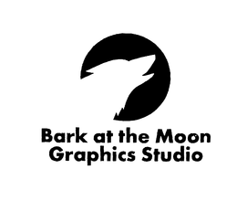 BARK AT THE MOON GRAPHICS STUDIO trademark