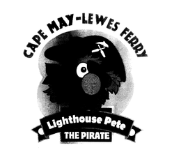 CAPE MAY-LEWIS FERRY LIGHTHOUSE PETE THE PIRATE trademark
