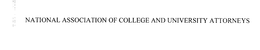 NATIONAL ASSOCIATION OF COLLEGE AND UNIVERSITY ATTORNEYS trademark