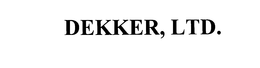DEKKER, LTD. trademark