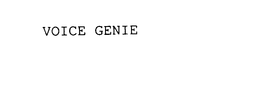 VOICE GENIE trademark