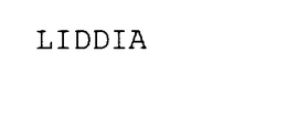 LIDDIA trademark